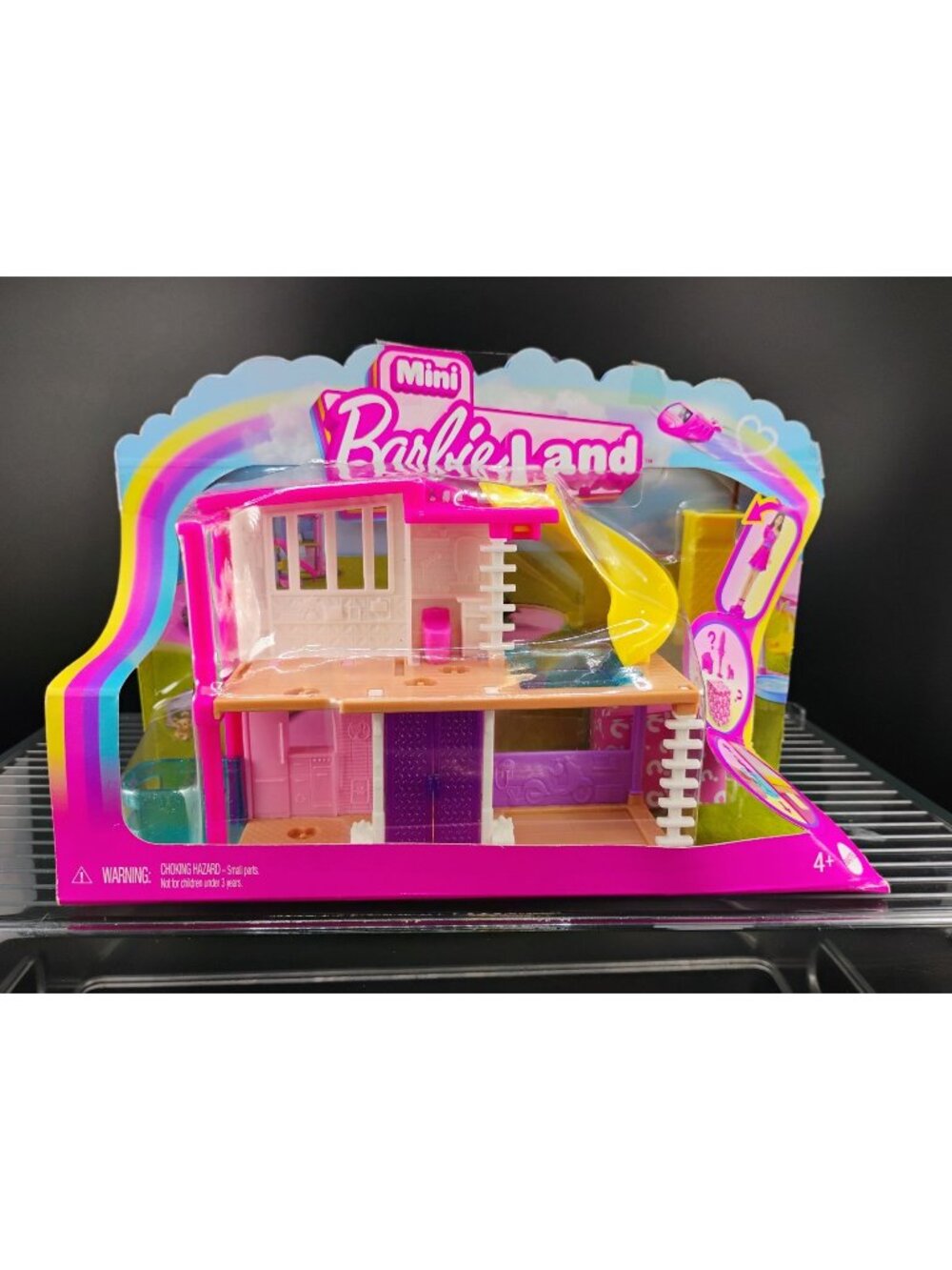 Mini Barbie Land Playset With Slide & Mystery Accessory Fun Toy